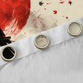 thumbnail image 4 of Castle Fairy Japanese Samurai Black Out Curtains for Kids Teens Adults,Black Red Maple Leaves Curtains Pack of 2 (42x63 Each),Exotic Style Bedroom Curtains,Luxury Bedroom Decor, 4 of 6