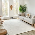 thumbnail image 3 of Rug Branch Casa Boho Abstract Indoor Area Rug, Beige Cream - 4'x6', 3 of 7