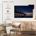 thumbnail image 5 of Elephant Stock Ammersee Pier Wall Art - Horizontal Canvas Wall Art - Living Room Wall Decor - Nautical Canvas - Blue And Black Decor - 12" x 8", 5 of 8