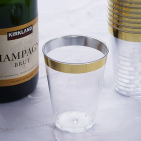 Balsacircle Clear 25 Pcs 9 Oz Disposable Plastic Tumbler Cups