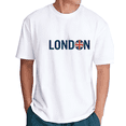 thumbnail image 1 of Playera Blanca Camiseta Unisex Estampado London, 1 of 4