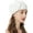 Floral White, variant on Women Turban Beanie Hat with Flower Chemo Headwear Elastic Head Wrap Cap