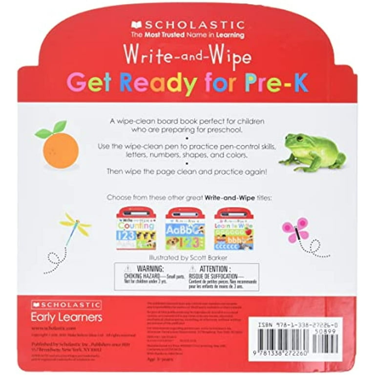 Pre-K Wipe-Clean Workbook: Scholastic Early by Scholastic