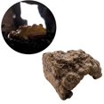 thumbnail image 2 of pitrice Simulation Reptile Hiding Cave Hole Adornment Artificial for Turtle Tortoise Medium, 2 of 8