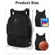 thumbnail image 3 of Mochila con cordón RHDZO para gimnasio con compartimento para zapatos negra, 3 of 7