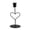 A002- Style B, variant on Metal Candle Holder, Minimalist Heart Bowknot Romantic Candle Stand Decorative Piece, for Home Light Luxury Style Retro Decoration, Candlelight Dinner Props, Living Room Bedroom Tabletop Accent