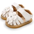 thumbnail image 2 of Infant Boys Girls Sandals Breathable Premium Baby Summer Outdoor Casual Beach Shoes Lightweight Toddler Flower Bowknot Anti Slip Rubber Sole Newborn Prewalker First Crib Shoes, 2 of 6