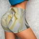 thumbnail image 4 of Fotbe White Rose Shorts Sin Costuras – Shorts Deportivos de Cintura Alta para Mujer, Elásticos para Gimnasio, Yoga, Running o Ciclismo-Medium, 4 of 8