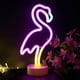 thumbnail image 1 of Flamingo Neon Sign - Flamingo LED Sign Decoration - Batería USB Decoración del hogar Tricolor Flamingo Neon Lámpara de mesa. Decoración de la habitación Luces de neón para niños Regalo de cumpleaños JAMW Sencillez, 1 of 5