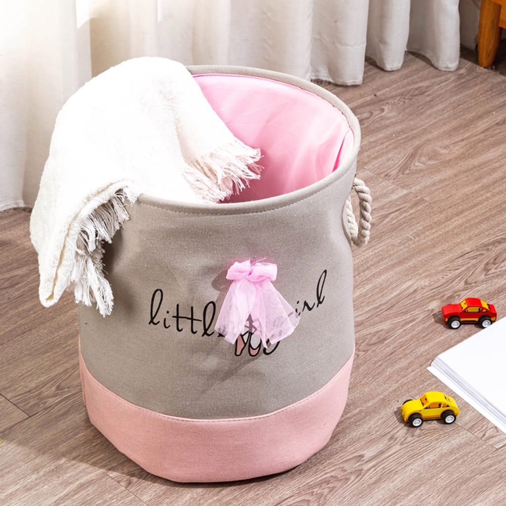 Laundry Hamper Foldable Clothing Storage Basket with Handle Household Large Capacity Dirty Clothes Organiser