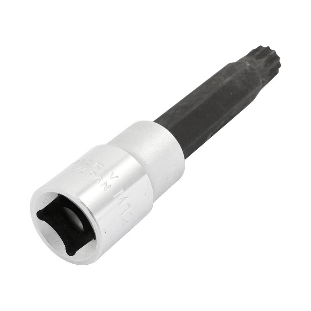 Metal Triple Square M12 Head Screwdriver 12 Point 1/2" Square Drive Bit