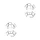 thumbnail image 4 of Seitruly Paquete de 2 VR Game Controller Anillo protector Anti-colisión Liberación rápida Protector a prueba de golpes Reemplazo de piezas Type2 NO2, 4 of 6