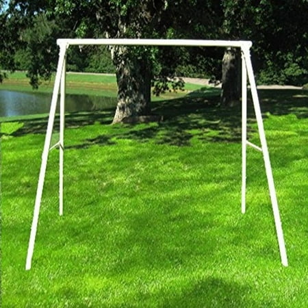 Flexible Flyer Lawn Swing Frame White