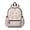 Kawaii Cat and Yarn Pink Pattern, variant on Galaxy Cat Head Black Pattern Cute School Backpack with Padded Back and Adjustable Shoulder Straps 13.4"x11"x4.7"