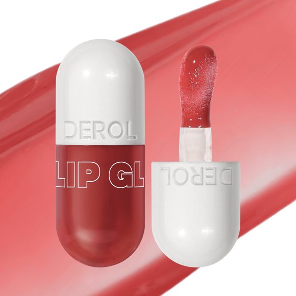 Fiudx Acetato Labial, Potenciador Labial Hidratante En Fórmula de Jengibre, Brillo Labial Voluminizador En Acabados Espejo, Sérum Labial Hidratante Antigrietas, Maquillaje Diario de Aspecto Natural,