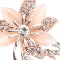 thumbnail image 2 of Broche élégante en alliage avec strass pour femme, accessoire de décoration de vêtements, 2 of 4