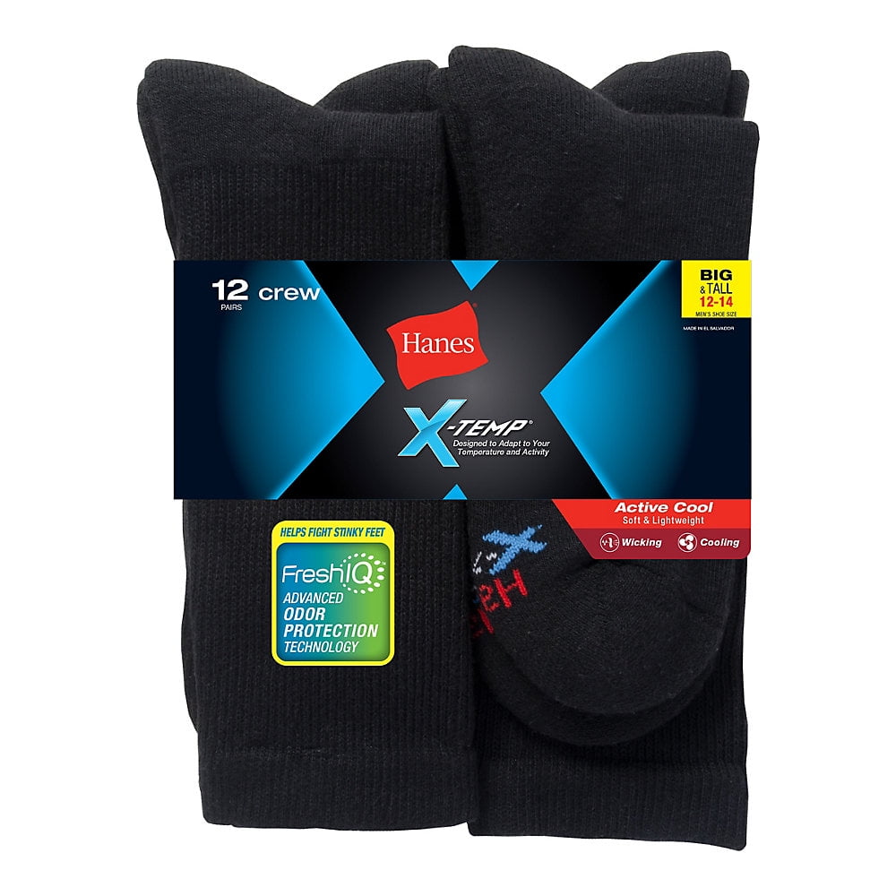 Hanes Hanes Men's FreshIQ® XTemp® Active Cool® Big and Tall Crew