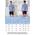 thumbnail image 6 of New men's short-sleeved shorts in solid color, loose and simple, suitable for casual home wear. Set of clothing., 6 of 6
