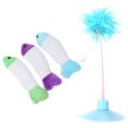 thumbnail image 1 of Cat Toy Set Interactive Plush Cute Cat Teaser Toy Cat Chew Toy Kitten Mouse Toy, 1 of 8