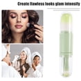 thumbnail image 3 of 1 Set Makeup Brush Set Travel Blending Foundation Contour Concealer Blusher Brush Green 13.5x2.7cm, 3 of 6