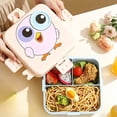 thumbnail image 2 of Bento Box Cute Chick Lunch Container Microwave Safe Food Grade Leak Proof with Utensils for Youth Picnic Office by Xuniizn, 2 of 7