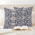 thumbnail image 3 of Vintage Boho Outdoor Waterproof Pillow Covers, Neutral Abstract Flowers Pattern Aesthetic Decorative Square Throw Pillowcase Sofa Cushion Sham for Patio/Couch/Chair, 20"x20" 2 Pack, 3 of 8