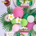 thumbnail image 5 of Dalrosia 24PCS Faux Palm Leaves with Stems Artificial Tropical Plant Safari Leaves Hawaiian Party Suppliers Jungle Beach Birthday Leave Table Decorations, 5 of 8