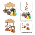 thumbnail image 3 of Pendientes Laklulu con borlas tejidas, pendientes bohemios, pendientes colgantes para mujeres y niñas, 3 of 6