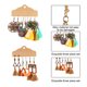 thumbnail image 3 of Pendientes Laklulu Pendientes bohemios tejidos con borlas, pendientes colgantes para mujeres y niñas, 3 of 6