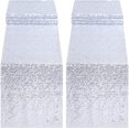 thumbnail image 1 of Silver Sequin Table Runners - 2 Pack 12x75 Silver Table Runner Sparkle for Party Wedding Christmas Dining Glitter Table Linen, 1 of 7