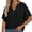 Black tops 2024 summer, variant on Wycnly Summer Tops for Women Going Out Tops for Women Lightweight Chiffon Jacquard Loose Fit Pleated Shirt Casual Solid Tee Tops Girls V-Neck Short Sleeve Blouses