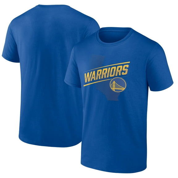 Men's Royal Golden State Warriors Half Court Offense T-Shirt