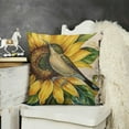 thumbnail image 2 of YINGXI  Summer Pillow Covers Hummingbird Sunflower Throw Pillow Covers Summer Farmhouse Cushion Case Decor for Sofa Couch 22x22in, 2 of 5