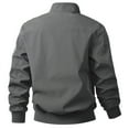 thumbnail image 5 of Rggeeun Men's Casual Jackets Lightweight Outerwear Comfortable Fit Zipper Design Fall Winter Outwear Fashion, 5 of 5