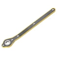 thumbnail image 3 of Gato para automóvil llave trinquete que ahorra mano obra herramienta extracción neumáticos tijera manual - (llave hexagonal + cabezal conversión), 3 of 6