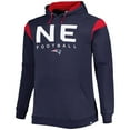 thumbnail image 2 of Men's Fanatics Navy New England Patriots Big & Tall Call the Shots Pullover Hoodie, 2 of 3