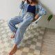 thumbnail image 3 of Pijamas de Dos Piezas Gibobby Conjunto navideño para mujer camisa de manga larga pantalones M, 3 of 5
