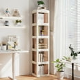 thumbnail image 4 of Costway 360° Spinning Bookcase with Swivel Base, 5-Tier Revolving Bookshelf Tower for Study, 4 of 9