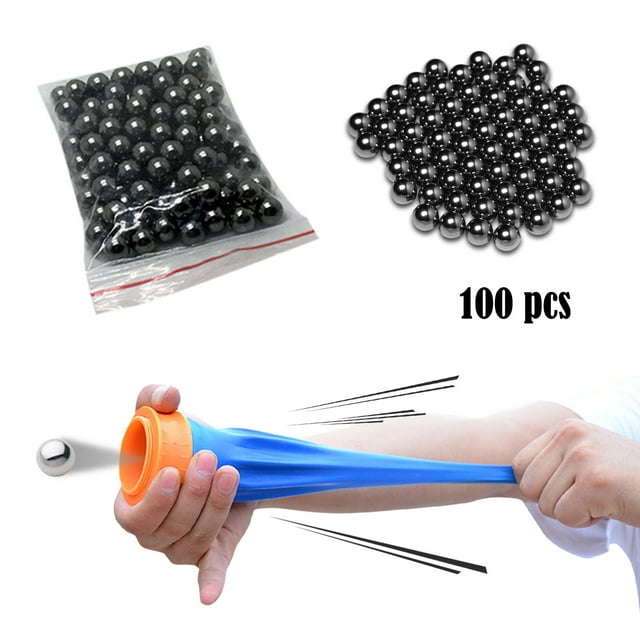 100 Pcs Steel 8mm Caliber Straight Practice Steel Pocket Steel