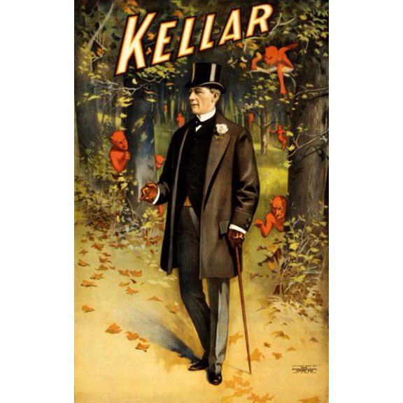 Kellar Magic Poster 24x36 Art Poster 24x36 #129491 Multi-Color Square Adults Best Posters