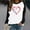 Black, variant on EQWLJWE Love Heart Shirt Valentines Day Plus Size Pullover Women Long Sleeve Tops Crewneck Sweatshirts Mother's Day