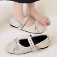 thumbnail image 3 of CHICVOMEY Women‘s Mary Jane Shoes Square Toe Ballet Flat Mary Jane Flats with Buckle Strap Casual&Dressy Flats, 3 of 7