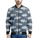thumbnail image 3 of Chaqueta con cremallera con estampado de tiburón de dibujos animados para hombres y niños, sudadera con capucha con estampado 3D de animales del océano y peces, chaquetas de calle geniales, abrigos, 3 of 4