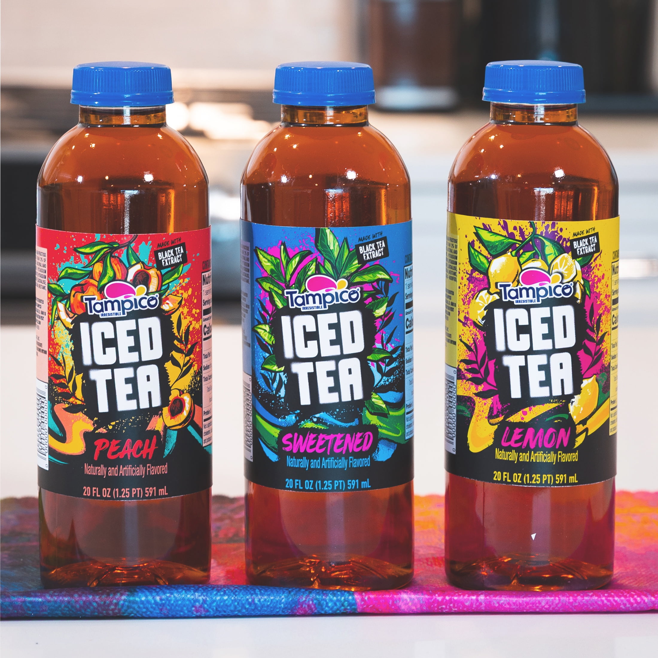 (24 pack) Tampico Iced Black Tea Sweetened 20 fl oz