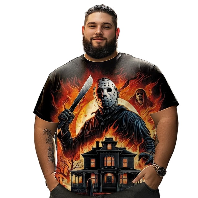 playera grande y alto para hombre big and tall men t shirt camisas playeras manga corta 3XLT 3DTS10089