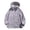 *Gray, variant on Men's UPF 50+ Waterproof Hooded Windbreaker Jacket with Full Face Cover,Lightweight Zip Up Outdoor Hiking Rain Coat For Men,Beige,S-3XL