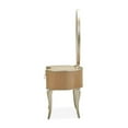 thumbnail image 3 of Michael Amini Villa Cherie Vanity with Mirror - Caramel, 3 of 9