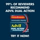 Advil Dual Action With Acetaminophen Pain and Headache Reliever Ibuprofen, 200 Mg Coated Caplets, 36 Count - image 11 of 12