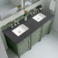 thumbnail image 3 of James Martin Vanities 60" Double Vanity, Smokey Celadon w/ 3 CM Charcoal Soapstone Top, 3 of 5