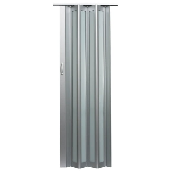 LTL Home Products HSMETRO3280ALTQ Spectrum Metro Frosted Plexiglas Accordion Folding Door, 36 x 80 Inches, Aluminum Turquoise